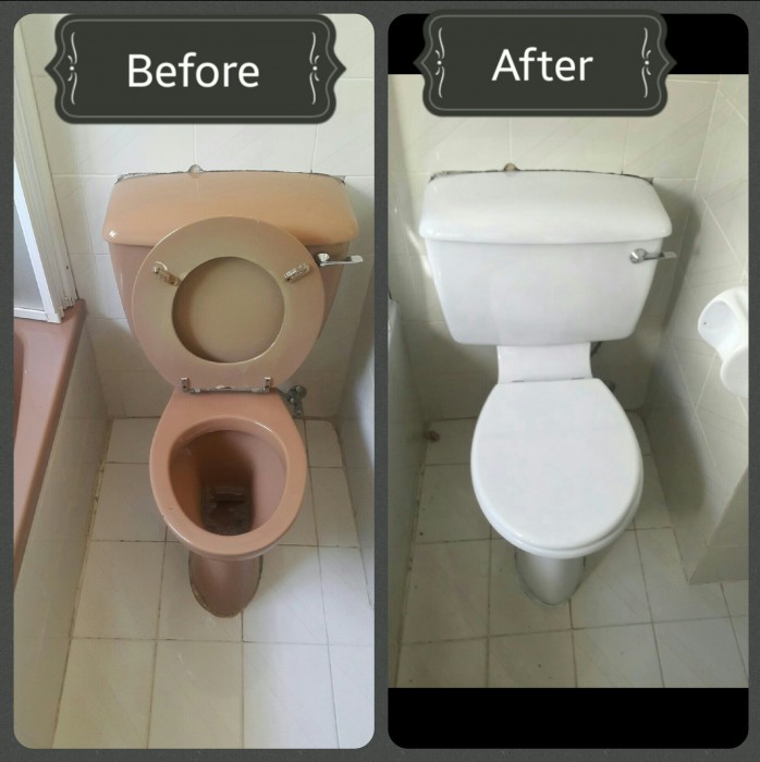 Colour Change On Toilet