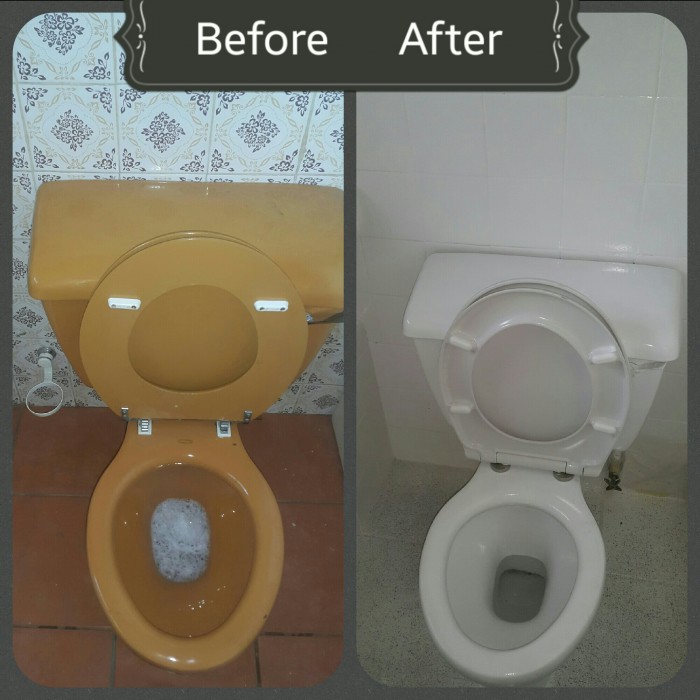 Colour Change On Toilet