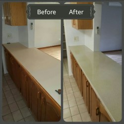Kitchen Tops granite glazed 